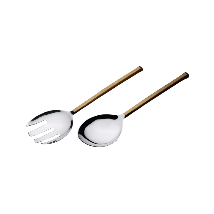 Plateau Steel Salad Server Set