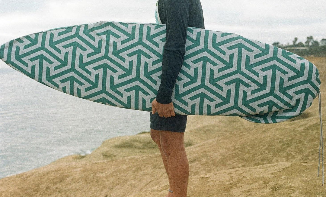 100% Recycled Cotton &amp; Plastic Surfboard Sock Bag