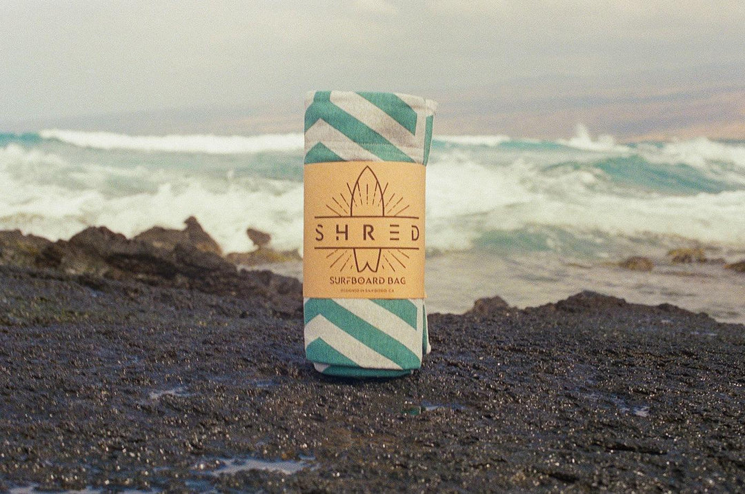 100% Recycled Cotton &amp; Plastic Surfboard Sock Bag