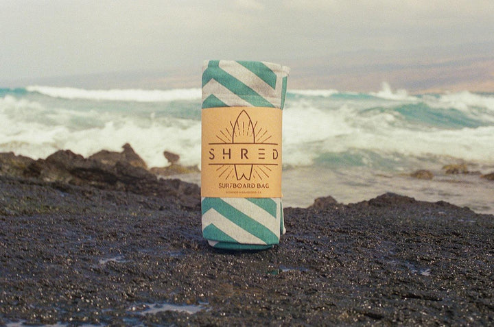 100% Recycled Cotton &amp; Plastic Surfboard Sock Bag