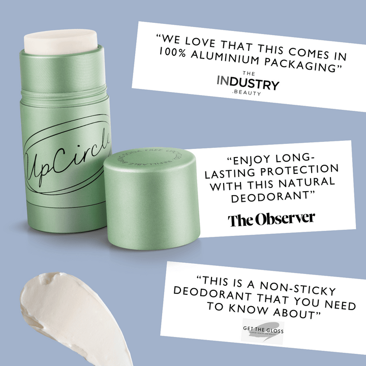 Upcycled Refillable Deodorant, Baking Soda-Free