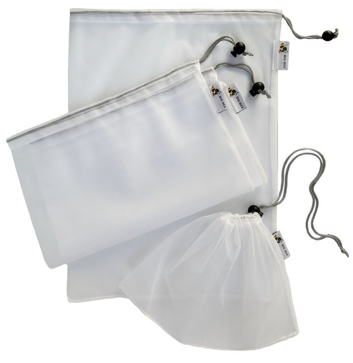 Plastic-Free Mesh Produce Food Storage Bags, 4 Ct.