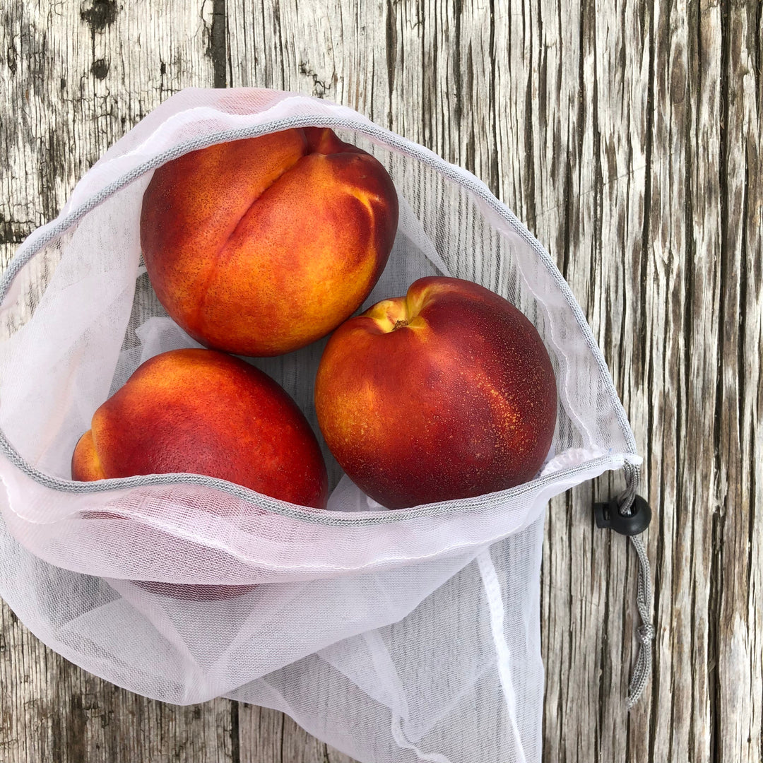 Plastic-Free Mesh Produce Food Storage Bags, 4 Ct.