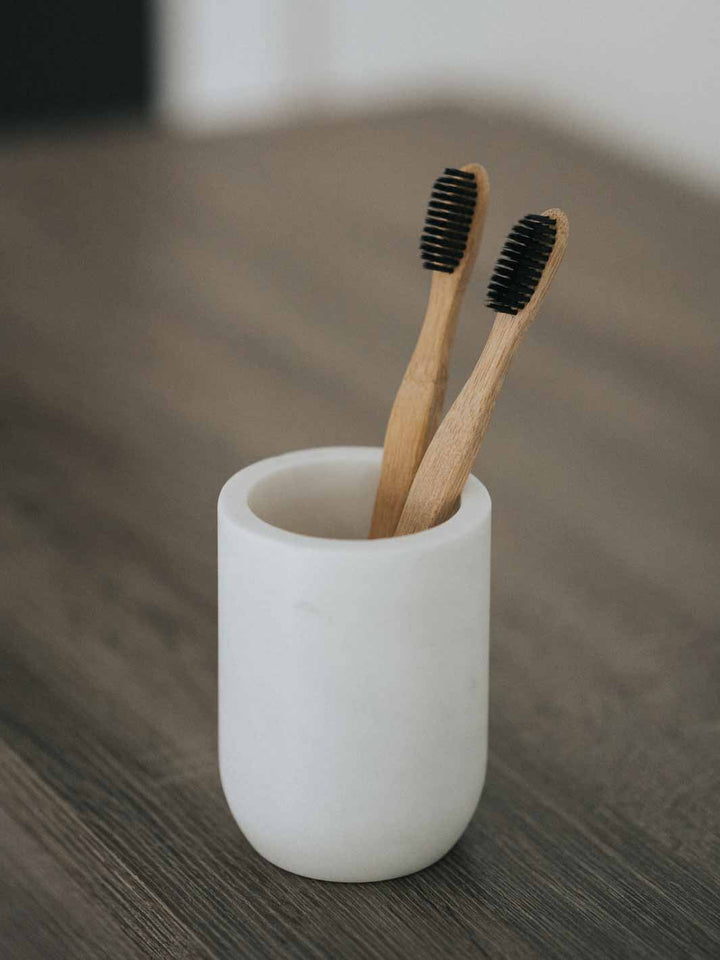 Handcrafted Solid Marble Oral Care Tumbler