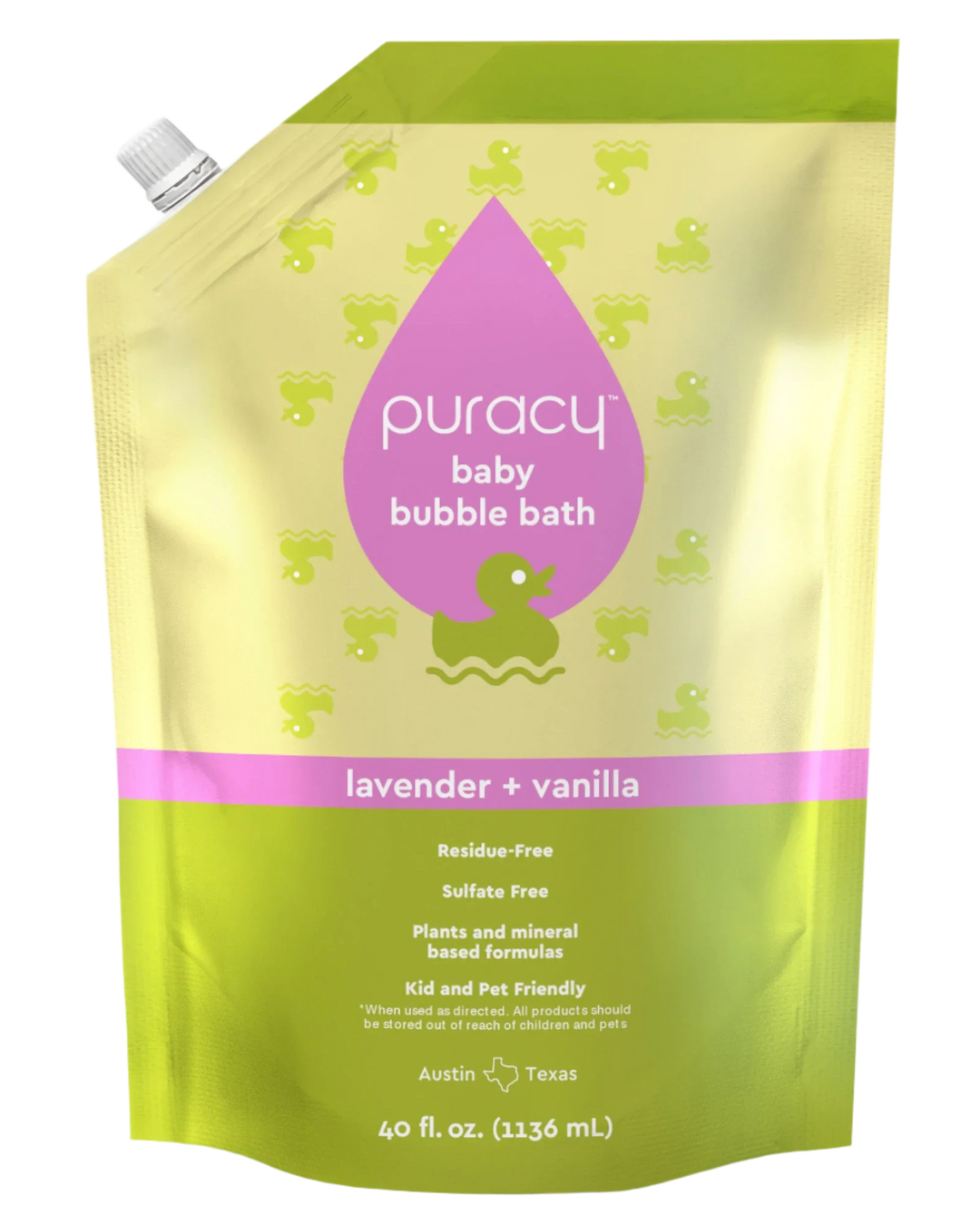 Hypoallergenic pH-Balanced Baby Bubble Bath, 16 oz.