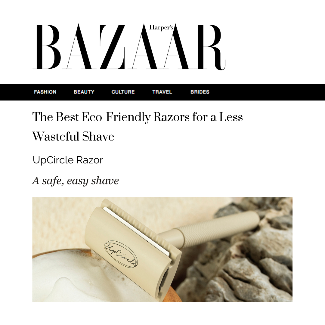 Award-Winning Chrome Safety Razor, Plastic-Free