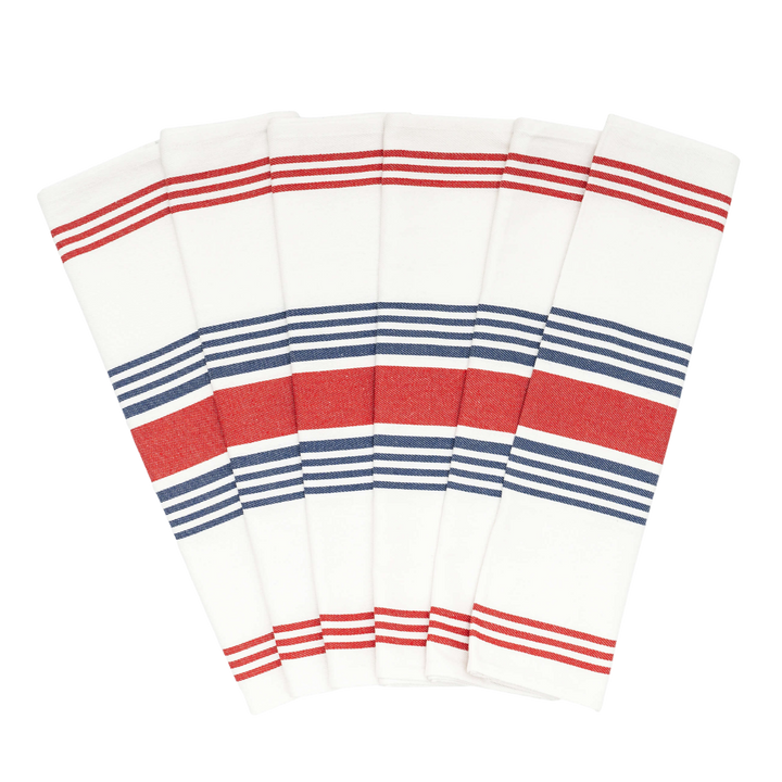 Striped Cotton Kitchen Towel Set