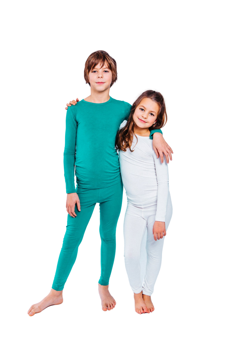Non-Toxic Anti-Itch Kids Long Sleeve Shirt with TENCEL and Zinc