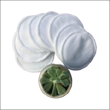 Zero-Waste Bamboo Cotton Facial Rounds, 5 Ct.