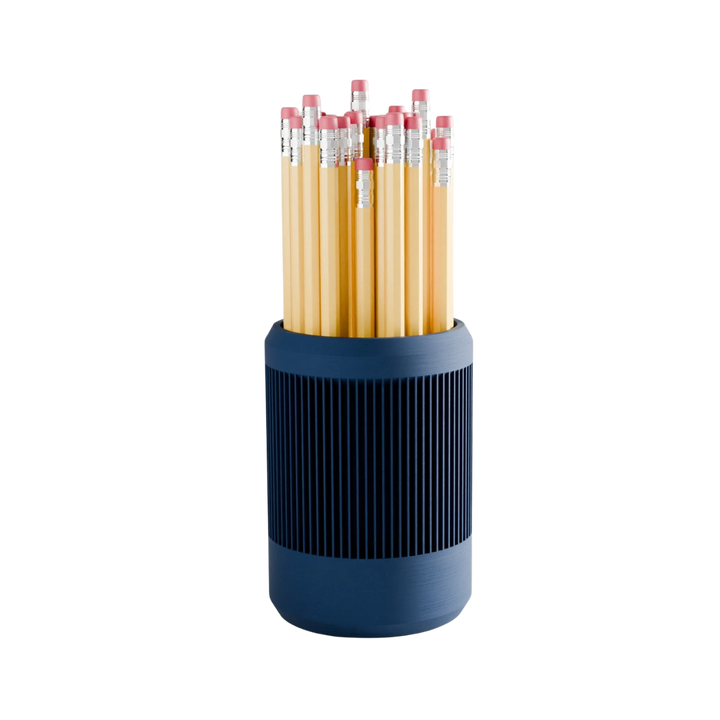 Ribbed Steam Pencil Holder