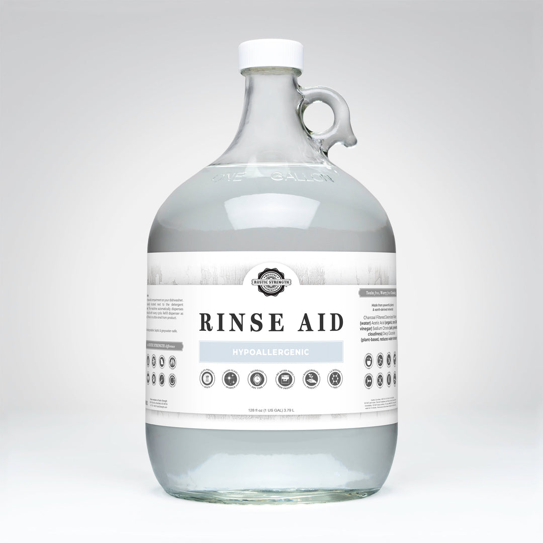 Organic Biodegradable Dishwasher Rinse Aid, Unscented