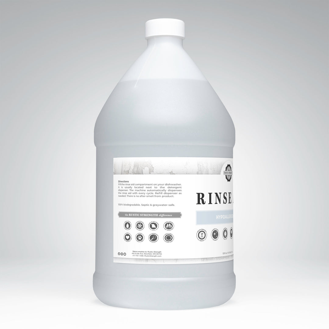 Organic Biodegradable Dishwasher Rinse Aid, Unscented