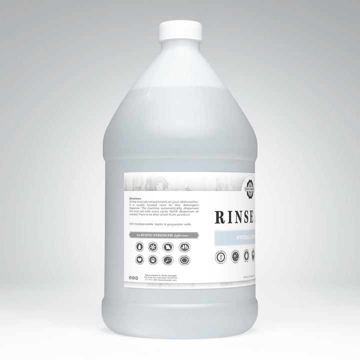 Organic Biodegradable Dishwasher Rinse Aid, Unscented