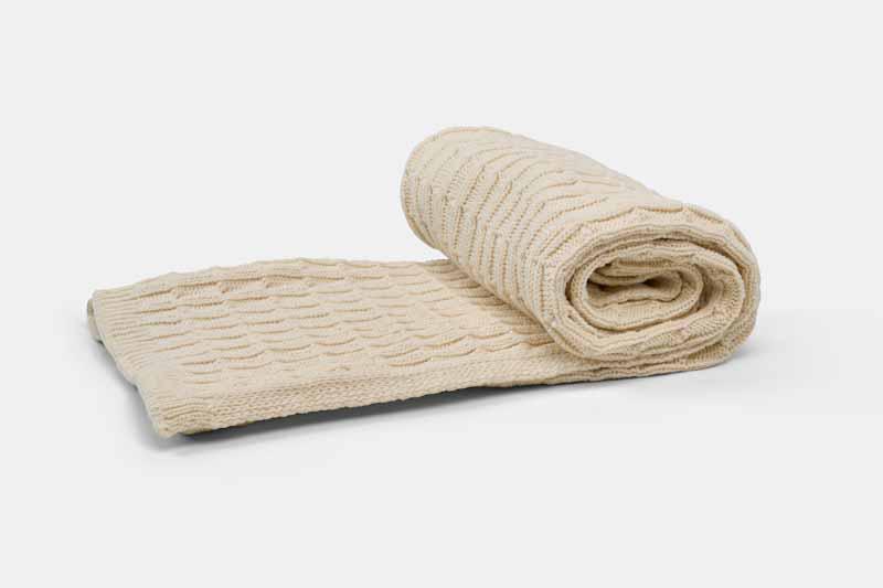 Organic Soft-Knit Cotton Baby Throw Blanket
