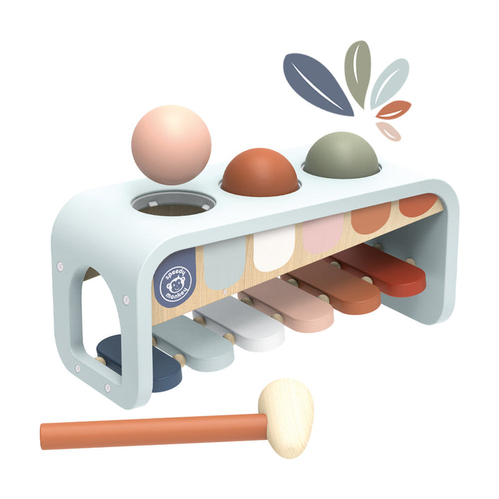 FSC-Certified Natural Wood Toy Bench