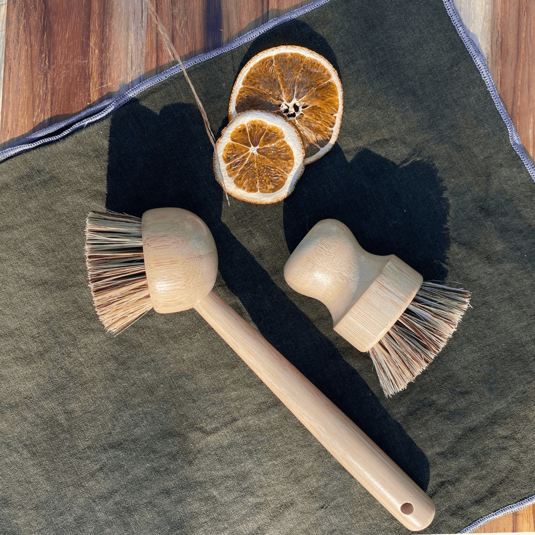 Biodegradable Bamboo &amp; Palm Fiber Dish Brush