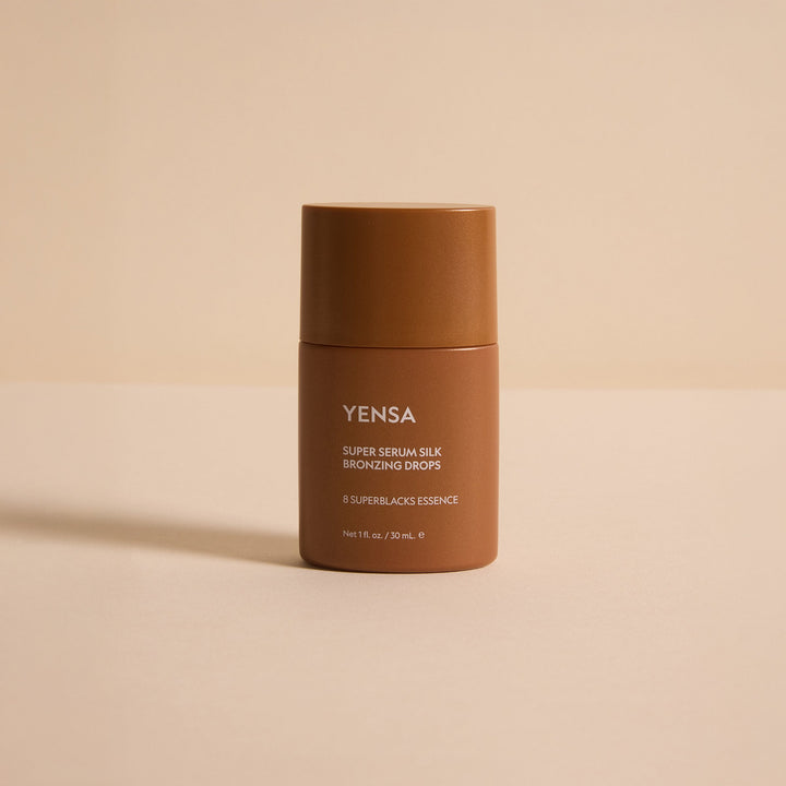 Vegan Silk Bronzing Serum Drops, Buildable Glow