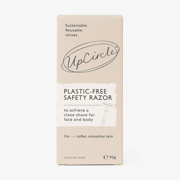 Award-Winning Chrome Safety Razor, Plastic-Free