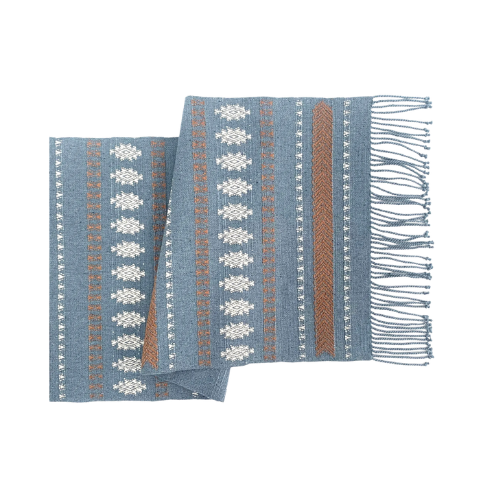 San Rafael Upcycled Denim Table Runner