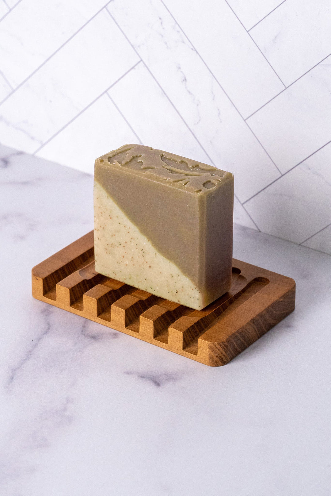 Handcrafted Sandalwood Patchouli Cold-Process Bar Soap