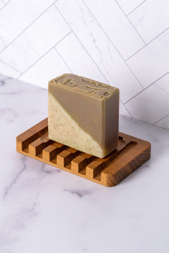 Handcrafted Sandalwood Patchouli Cold-Process Bar Soap