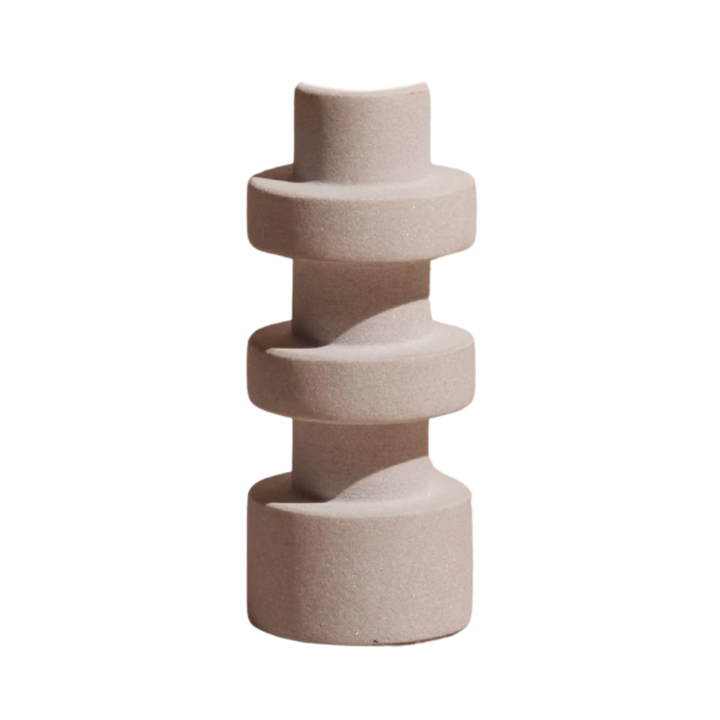 Sandstone Taper Candle Holder