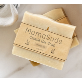 Biodegradable Pure Olive Oil Castile Bar Soap, 5 oz.