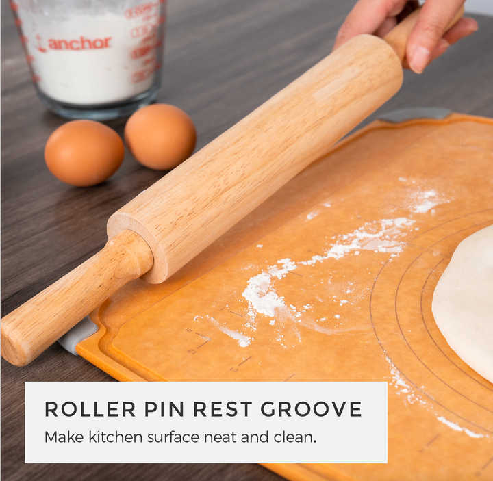 Wood Fiber Pastry &amp; Cutting Board, 18" x 15"