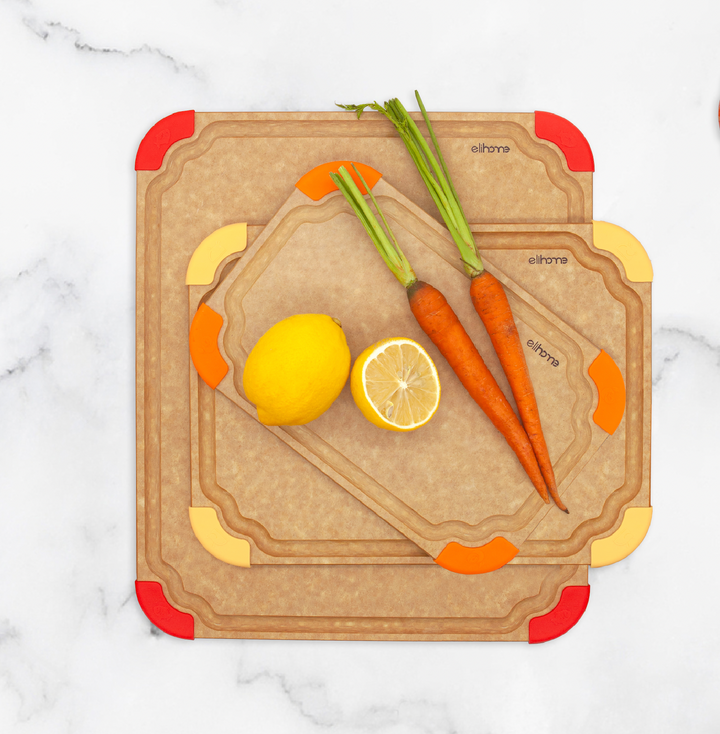 Pine Leaf Fiberwood Cutting Board Set, S/M/L, 3 Ct.