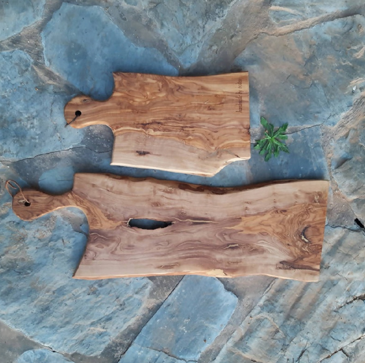 Handcrafted Olive Wood Antibacterial Cutting Board