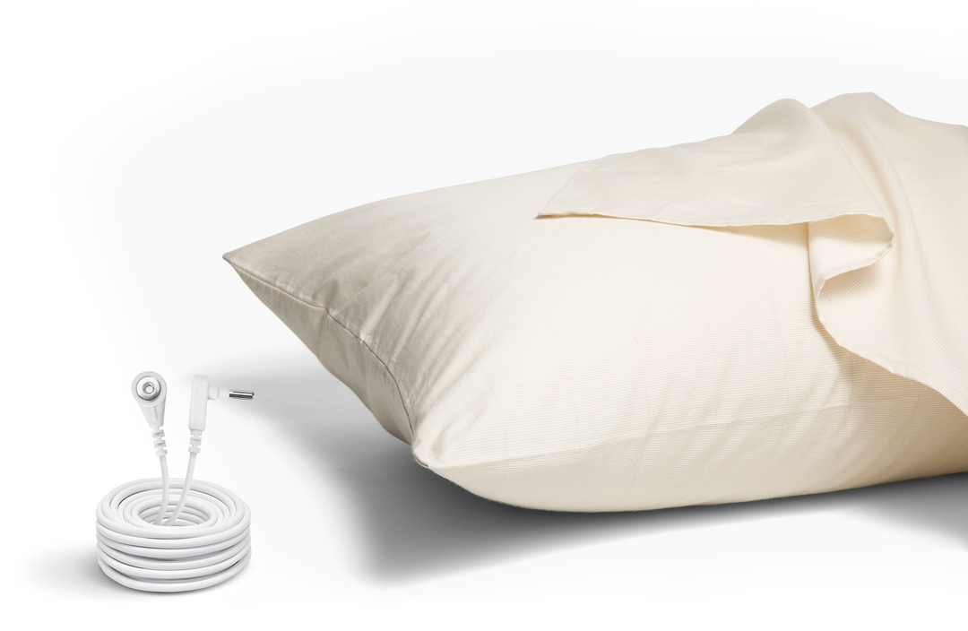Organic Silver Fiber Grounding Pillowcase, 400TC