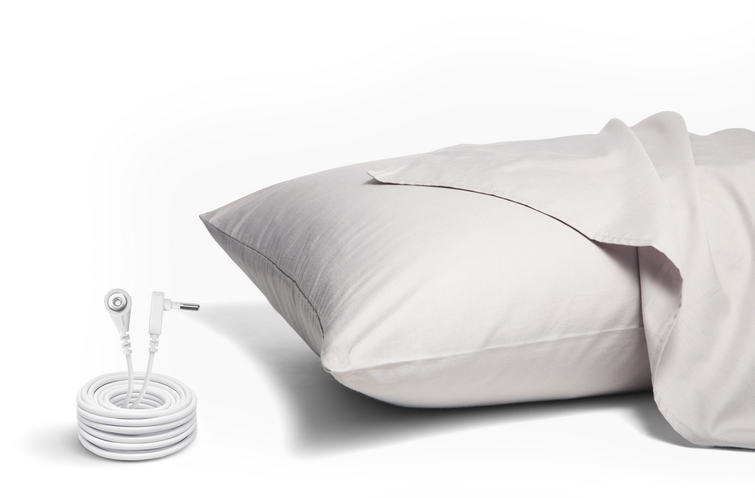 Organic Silver Fiber Grounding Pillowcase, 400TC