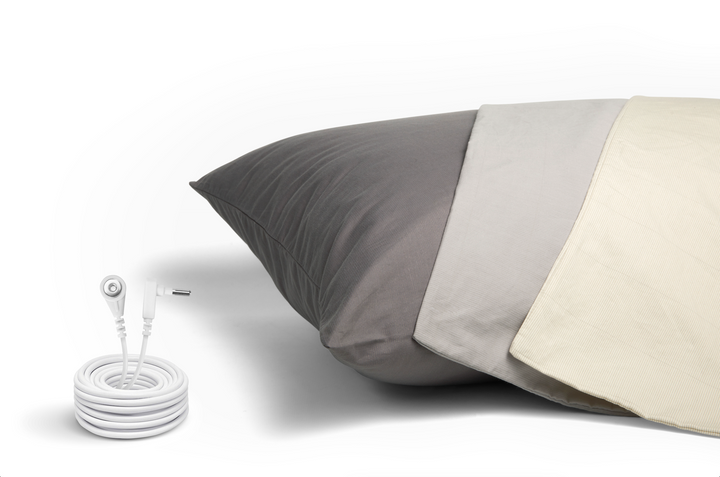 Organic Silver Fiber Grounding Pillowcase, 400TC