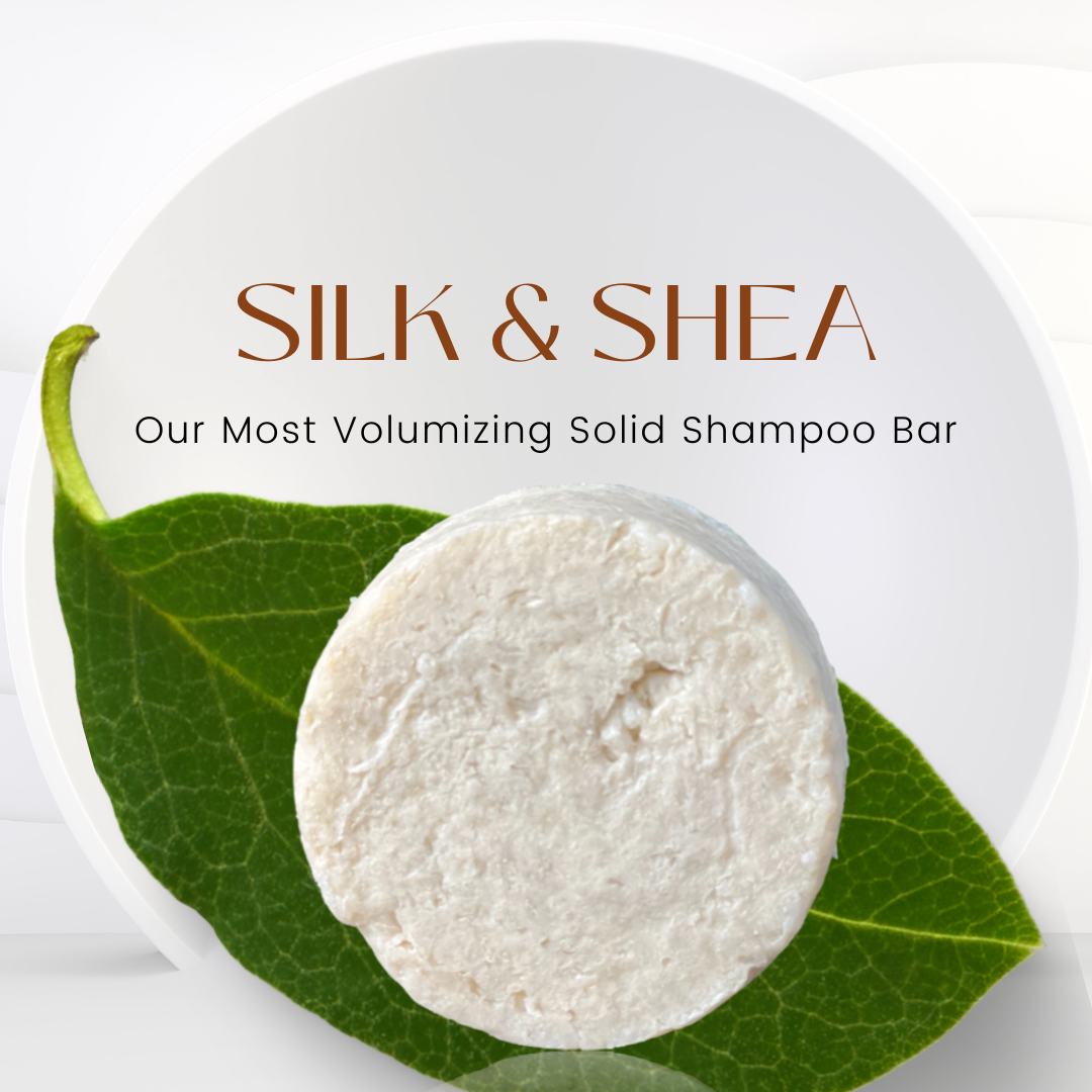 Handcrafted Shea &amp; Silk Volumizing Bar Shampoo