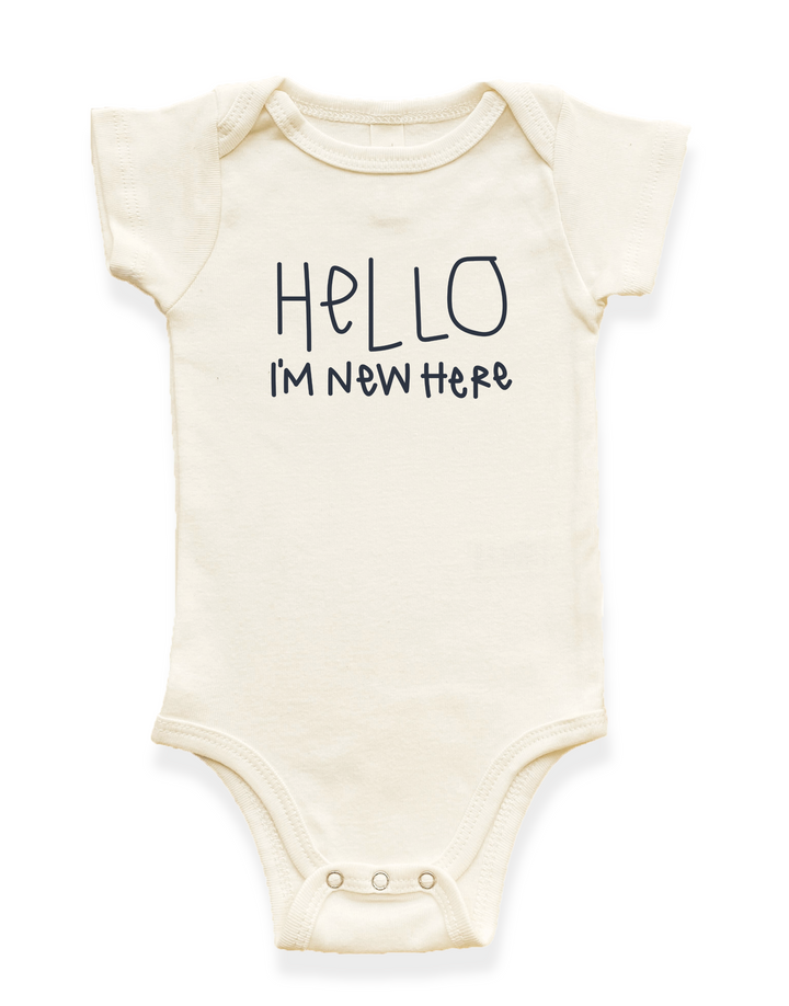 Organic Cotton "Hello I&