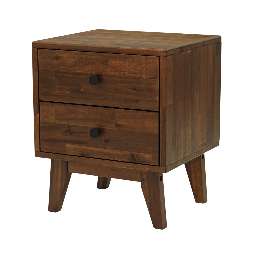 Silvia Acacia Wood Nightstand