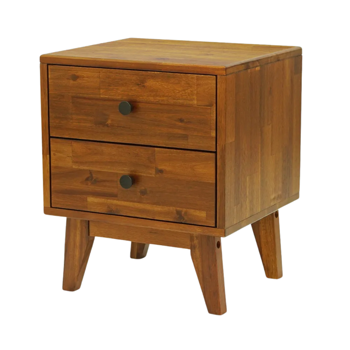 Silvia Acacia Wood Nightstand