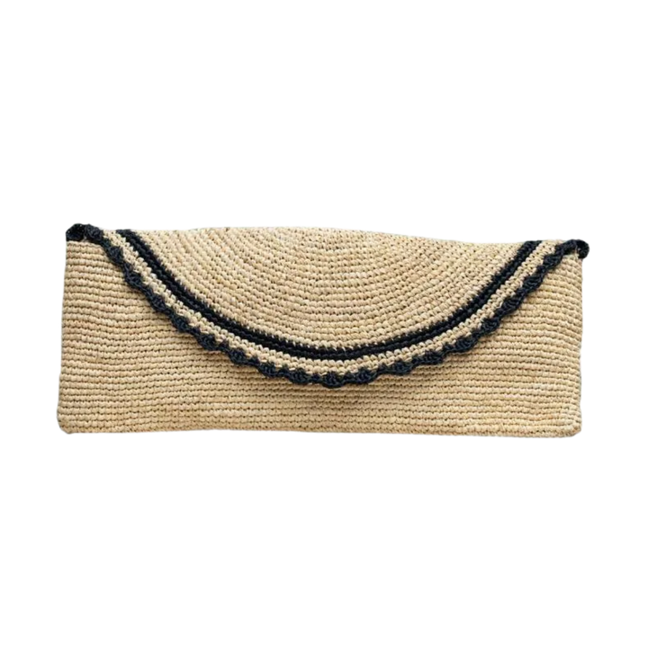 Slim Bamboo East West Clutch