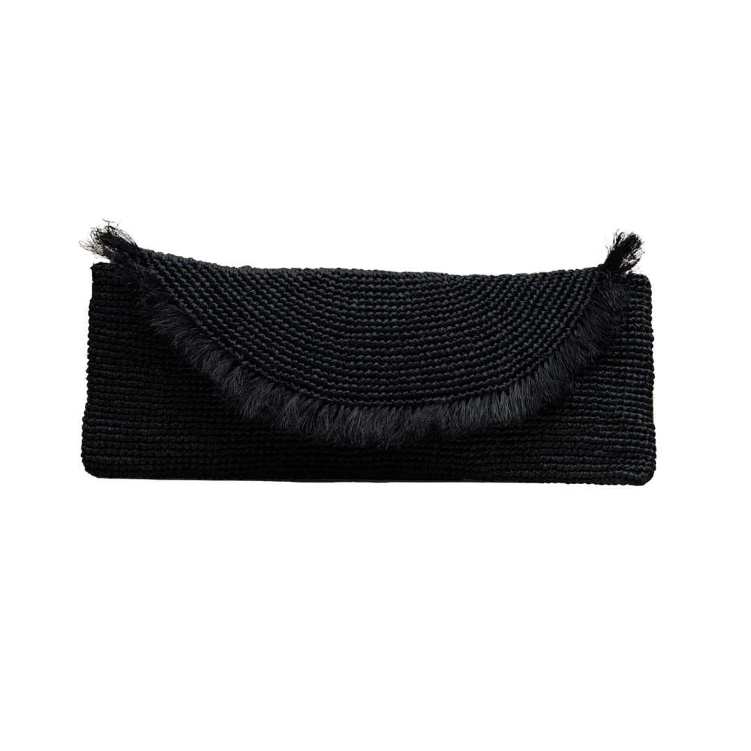 Slim Bamboo East West Clutch