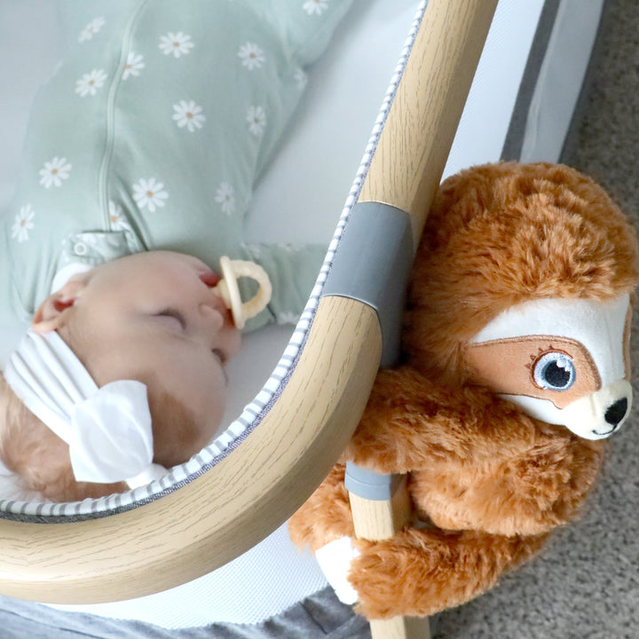 Smart Cry-Detection Sloth Plush Sound Machine Toy