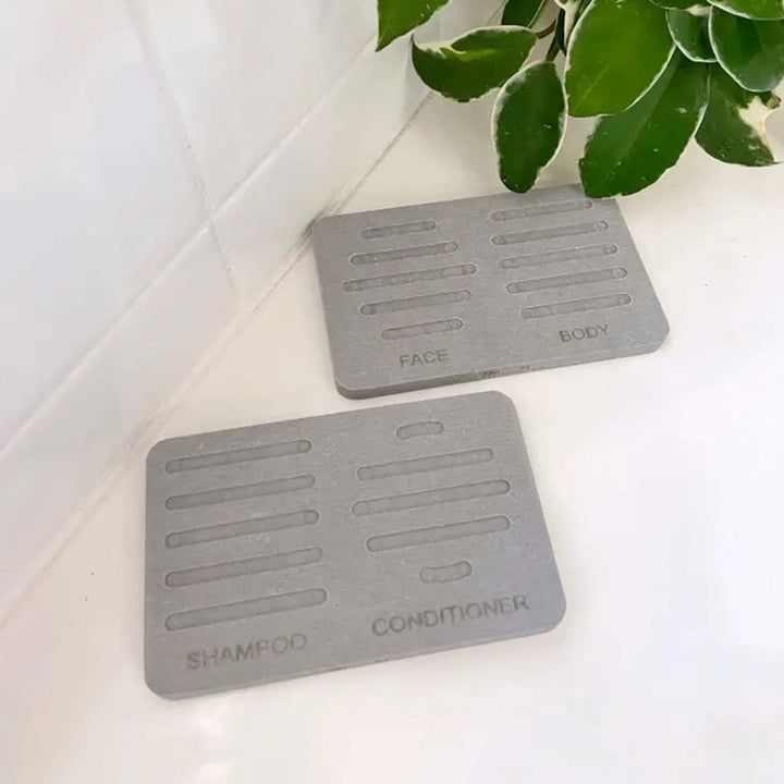 Diatomite Quick-Dry Antimicrobial Soap Dish, 5" x 3"