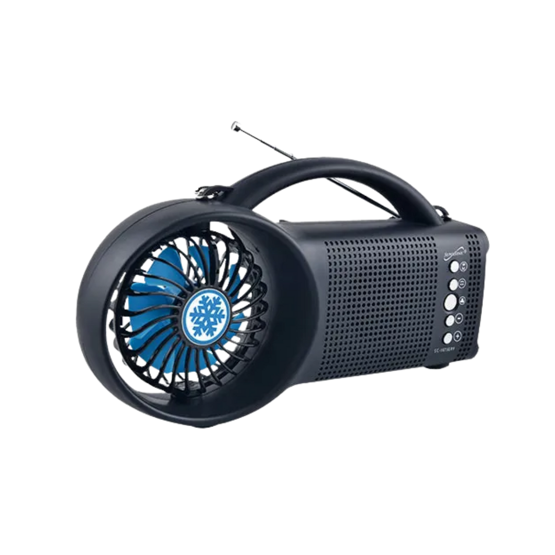 Solar Bluetooth Speaker Fan Radio