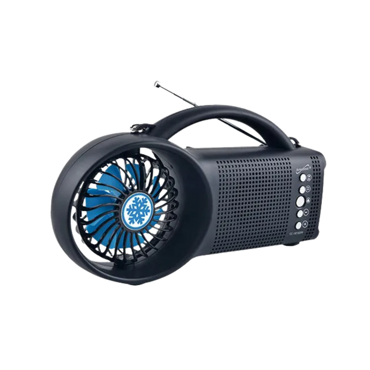 Solar Bluetooth Speaker Fan Radio