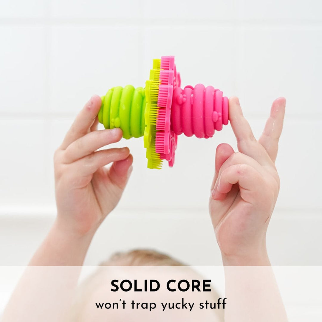 Non-Toxic FDA Silicone Baby Bath Scrubber, 3" x 2"