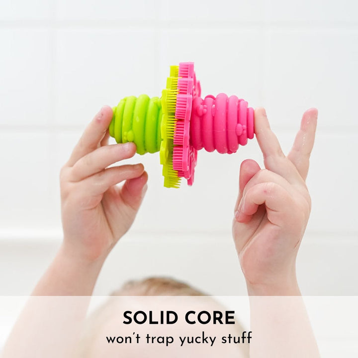 Non-Toxic FDA Silicone Baby Bath Scrubber, 3" x 2"