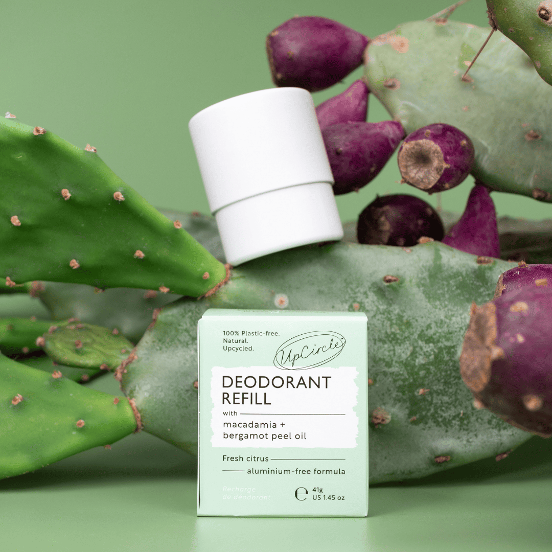 Upcycled Refillable Deodorant, Baking Soda-Free