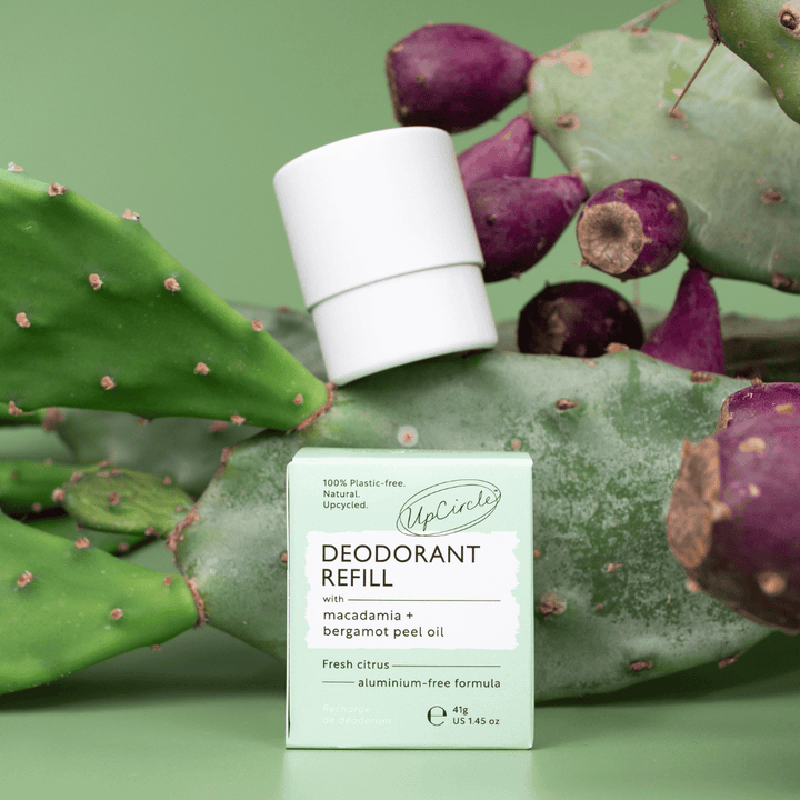 Upcycled Refillable Deodorant, Baking Soda-Free