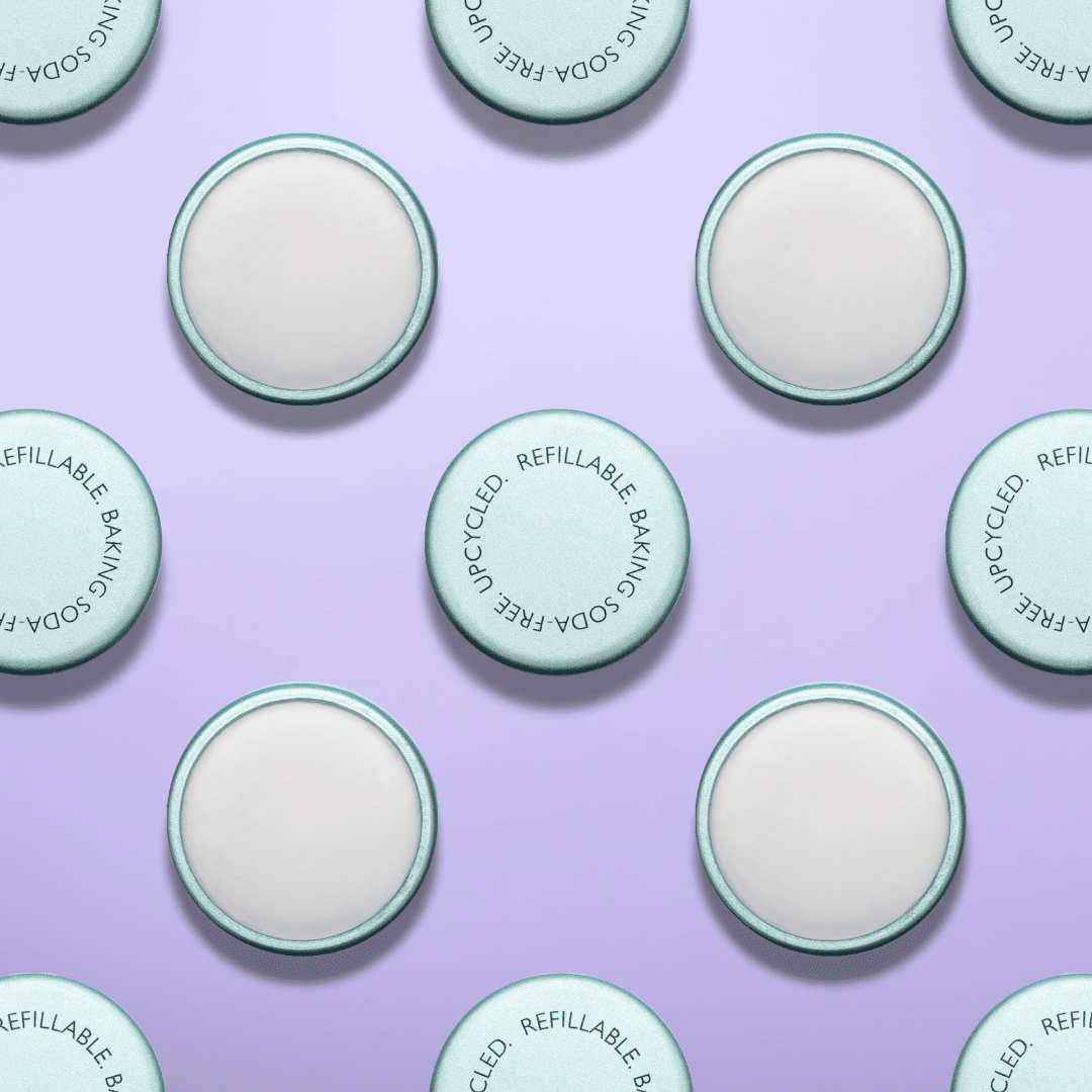 Upcycled Refillable Deodorant, Baking Soda-Free