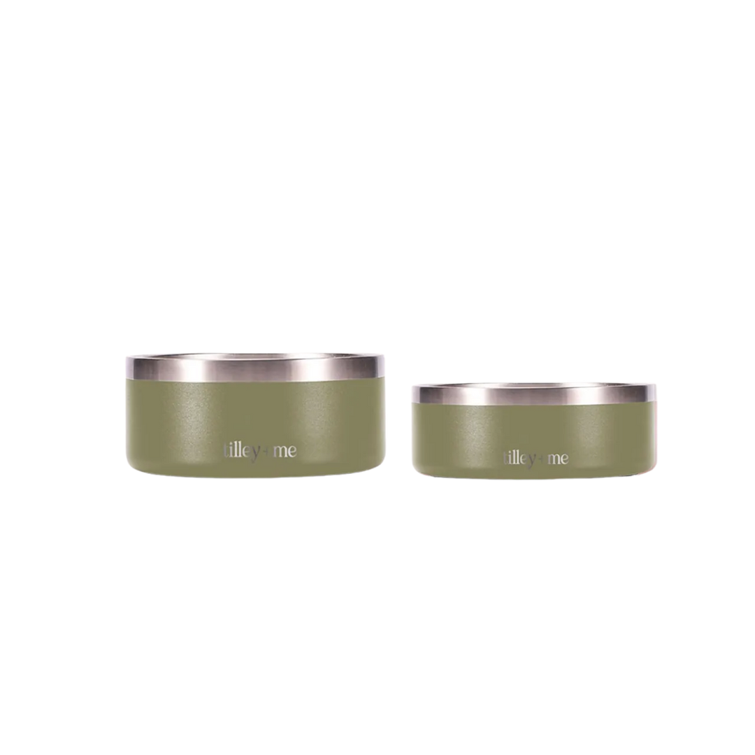 Stainless Steel Pet Bowl Set