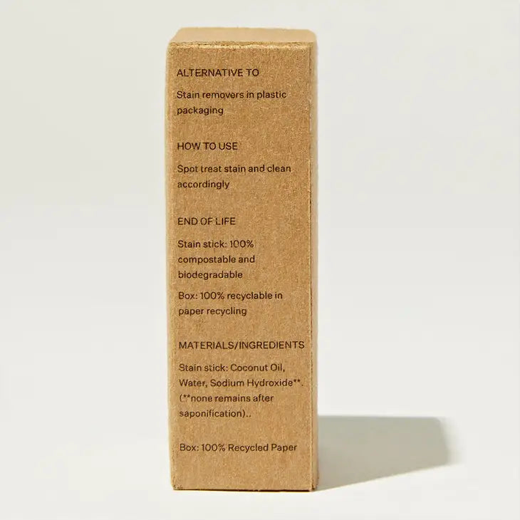 Pure Coconut Oil Biodegradable Laundry Stain Bar